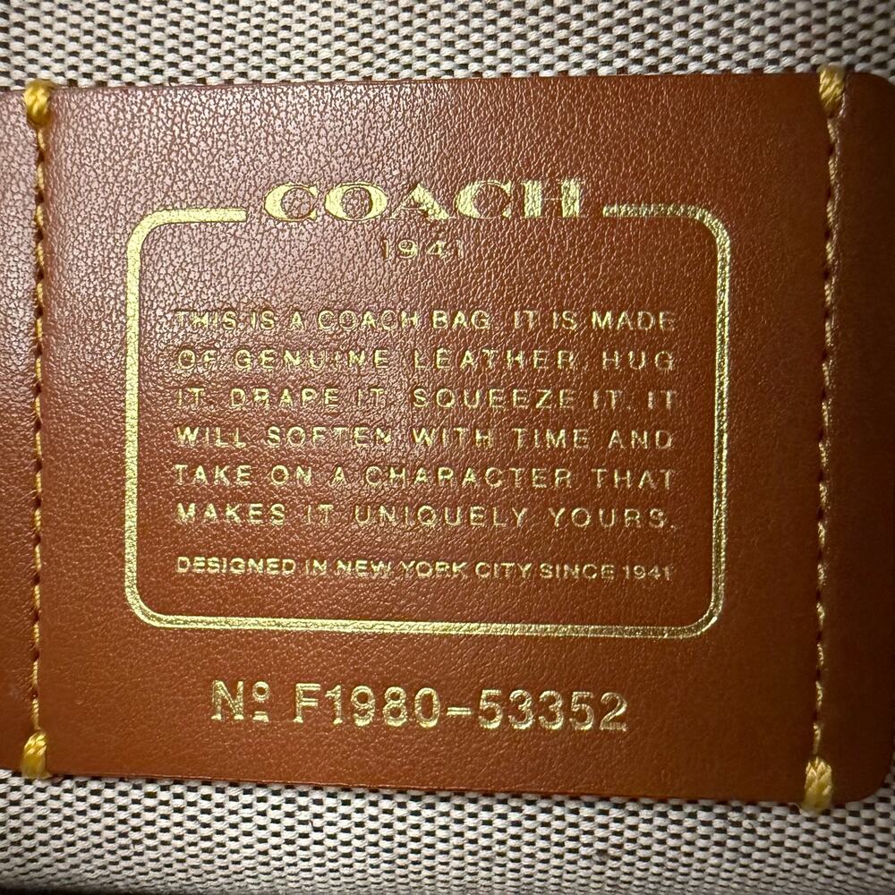 Coach 1941 Harmony Hobo Bag Black Glovetanned Leather & Suede - Picture 10 of 16